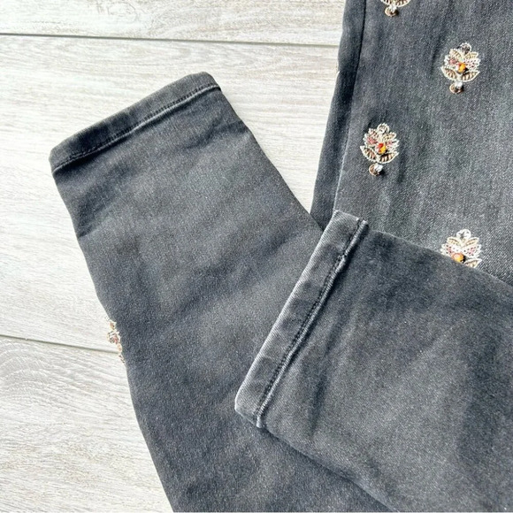 Anthropologie Pilcro and the  Letterpress Embellished Black Jeans - Picture 8 of 16